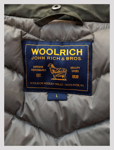 WOOLRICH John Rich & Bros Khaki Coat from Dress, in Bridport