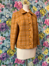 Load image into Gallery viewer, Pumpkin &amp; Pistachio Boucle Jacket