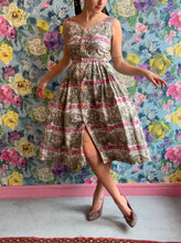 Load image into Gallery viewer, Toile De Jouy Cotton Sun Dress from DRESS, in Bridport