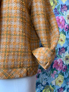 Pumpkin & Pistachio Boucle Jacket