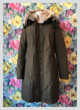 Load image into Gallery viewer, WOOLRICH John Rich &amp; Bros Khaki Coat from Dress, in Bridport