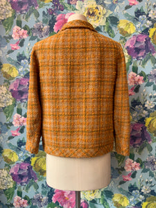 Pumpkin & Pistachio Boucle Jacket