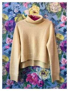 Rejina Pyo Custard Cashmere Sweater