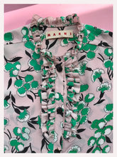 Load image into Gallery viewer, Marni Silk Leaf Print Blouse from Dress, in Bridport