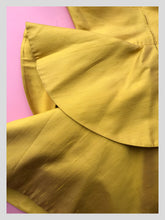 Load image into Gallery viewer, Oscar de la Renta Golden Slub Silk Cocktail Dress from Dress, in Bridport