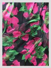 Load image into Gallery viewer, Midnight Florals Chiffon Cocktail Dress from Dress, in Bridport
