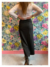 Load image into Gallery viewer, Jil Sander Black Maxi Skirt from Dress, in Bridport