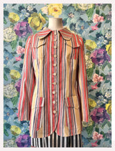 Load image into Gallery viewer, Gica Coral Pinstriped Linen Jacket from Dress, in Bridport
