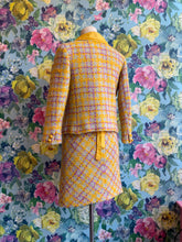 Load image into Gallery viewer, Sherbet Lemon Tweed Dress &amp; Jacket