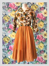 Load image into Gallery viewer, Mardi Gras Wool and Ginger Chiffon Dress