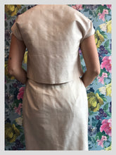 Load image into Gallery viewer, Vintage Slub Silk Two-Piece Ivory Suit from Dress, in Bridport