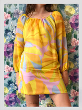 Load image into Gallery viewer, Sunshine Abstract Shift Dress