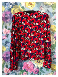 Marni Abstract Poppies Shirt