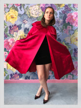 Load image into Gallery viewer, Penn Fifth Avenue Raspberry Opera Coat