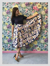 Load image into Gallery viewer, Calypso Dancer Cotton Circle Skirt from Dress, in Bridport