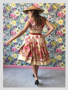 Carnegie Roses Gardening Dress from Dress, in Bridport