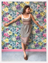 Load image into Gallery viewer, FABBRI Coco Striped Silk Dress from Dress, in Bridport